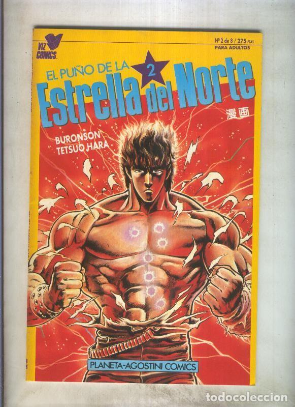 Comics: El Pu&ntilde;o de la Estrella del Norte volumen 1 numero 02 (numerado 1 en interior cubierta) - Tetsuo Hara