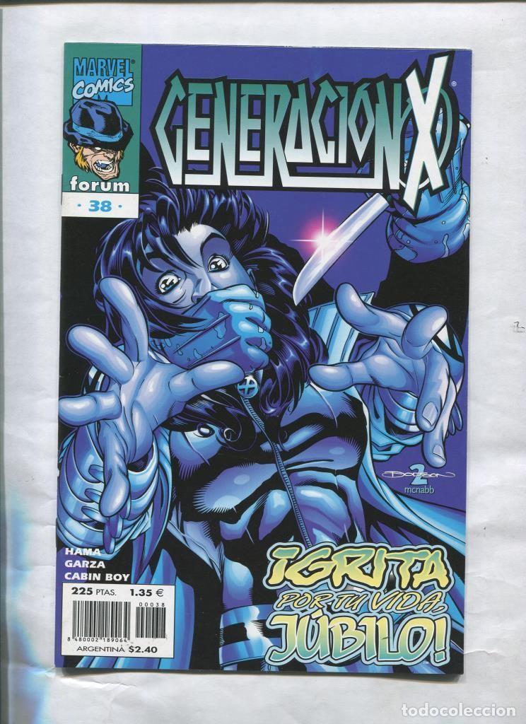 Comics: Generacion X volumen 2 numero 38: (papel algo acartonado por haber estado en lugar humedo) - Varios