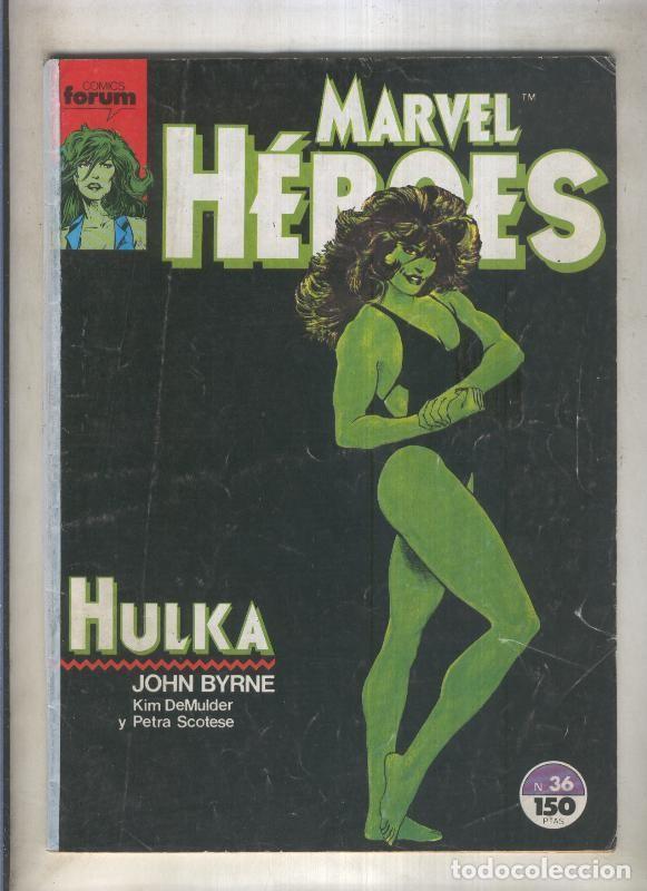 C&oacute;mics: Marvel Heroes numero 36: Hulka (numerado 4 en trasera) - Varios - Foto 1