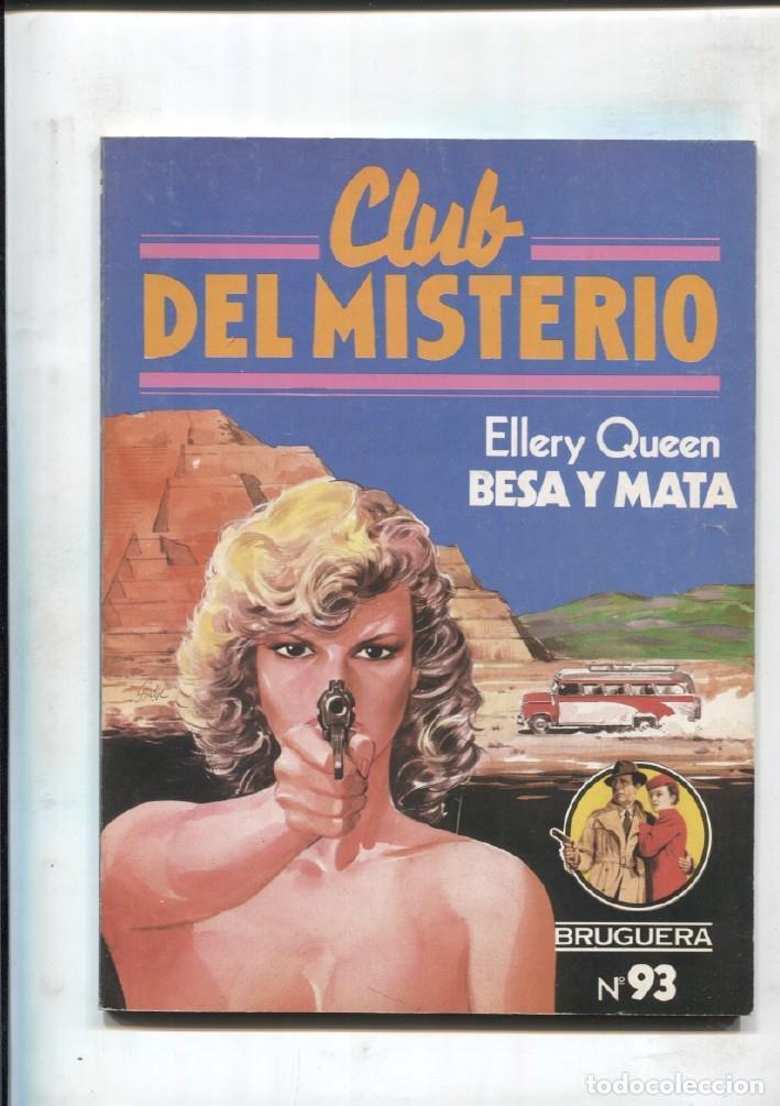 C&oacute;mics: Club del Misterio numero 093: Besa y mata - Ellery Queen