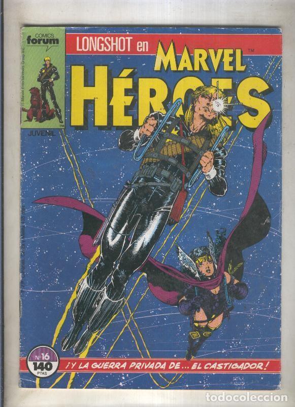 C&oacute;mics: Marvel Heroes numero 16: Longshot (numerado 4 en trasera) - Varios - Foto 1