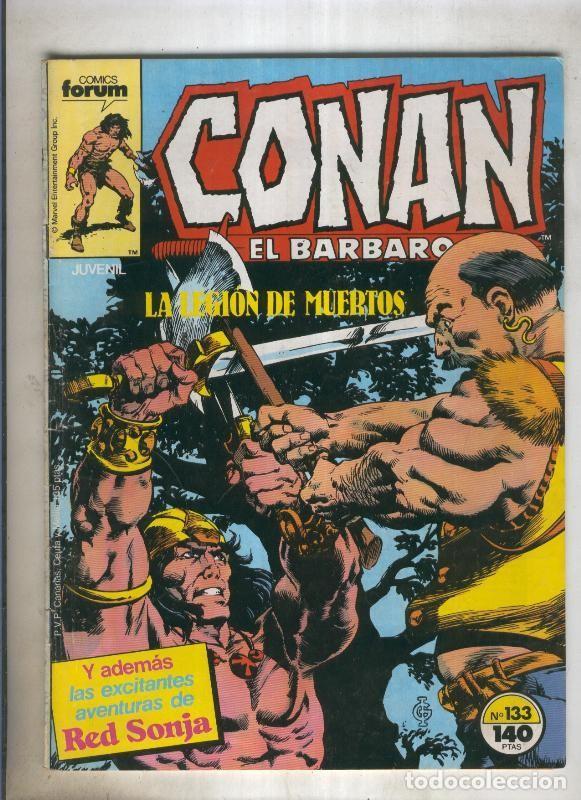 C&oacute;mics: Conan el Barbaro primera edicion numero 133 (numerado 4 en trasera) - Foto 1