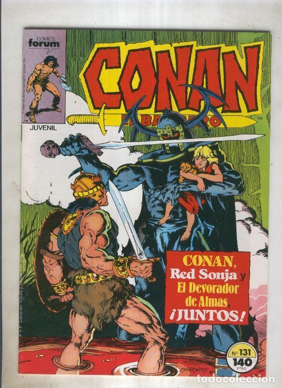 C&oacute;mics: Conan el Barbaro primera edicion numero 131 (numerado 1 en trasera) - Foto 1