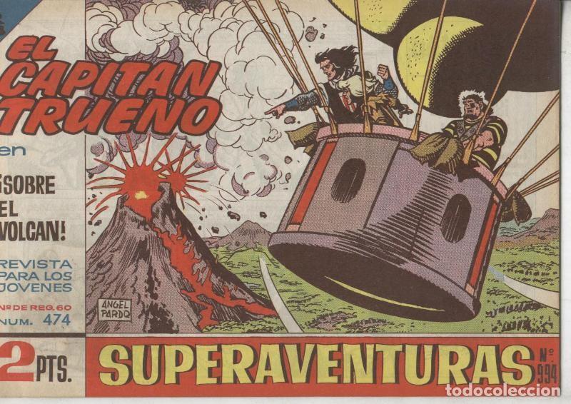 Comics: El Capitan Trueno original numero 474: Sobre el volcan (numerado 1 en trasera) - Angel Pardo