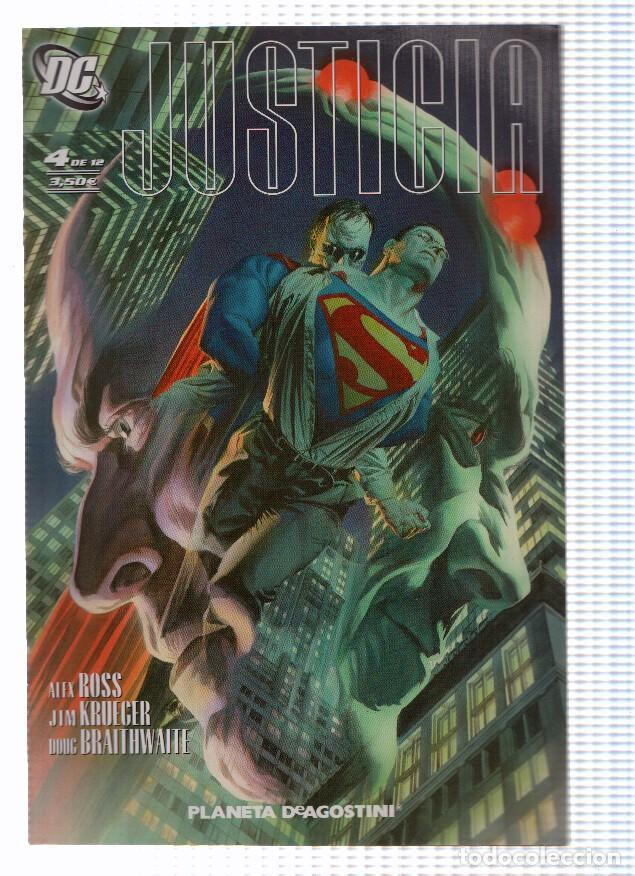 Comics: JUSTICIA, Volumen 1: Numero 04 de 12 (Planeta 2007) - Jim Krueger y Alex Ross