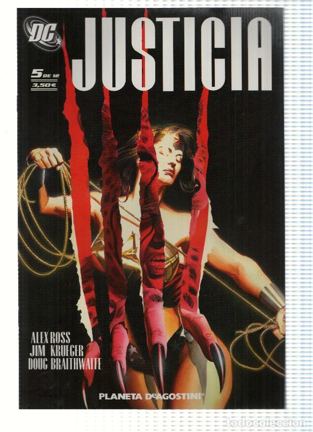 Comics: JUSTICIA, Volumen 1: Numero 05 de 12 (Planeta 2007) - Jim Krueger y Alex Ross