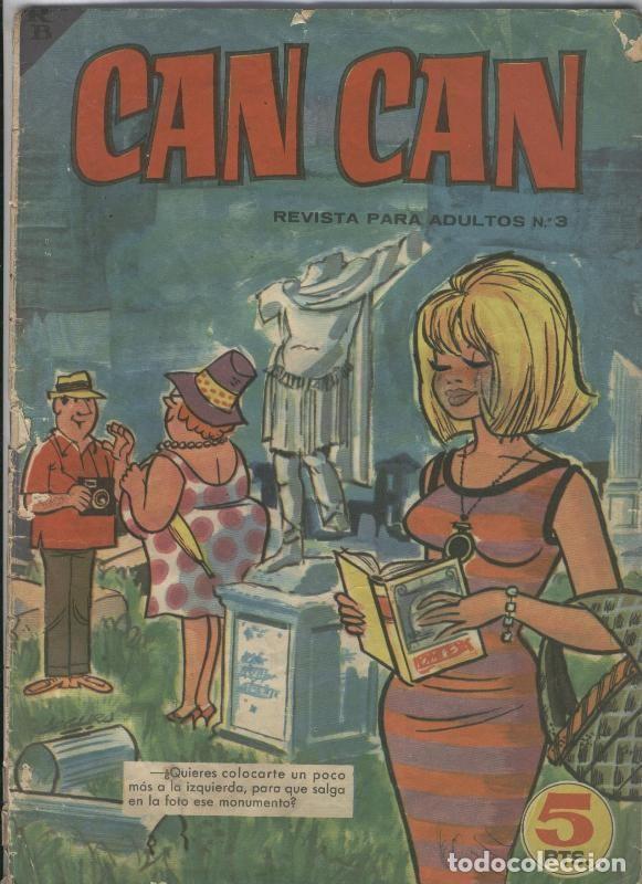 C&oacute;mics: Can Can segunda epoca numero 003 (cubierta algo estropeada) - Varios