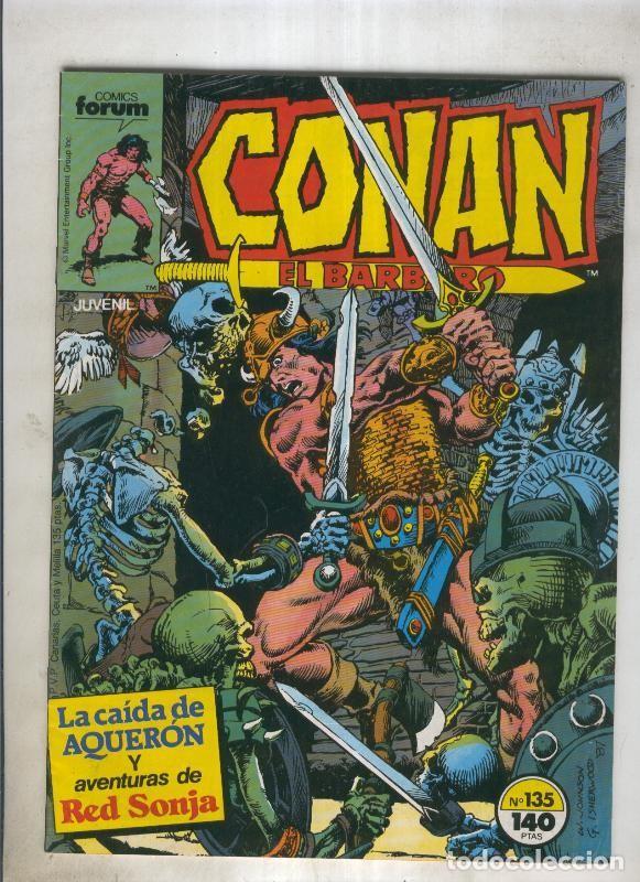 C&oacute;mics: Conan el Barbaro primera edicion numero 135 (numerado 2 en trasera) - Foto 1