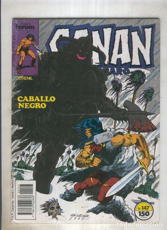 Comics: Conan el Barbaro primera edicion numero 147 (numerado 6 en trasera) - varios