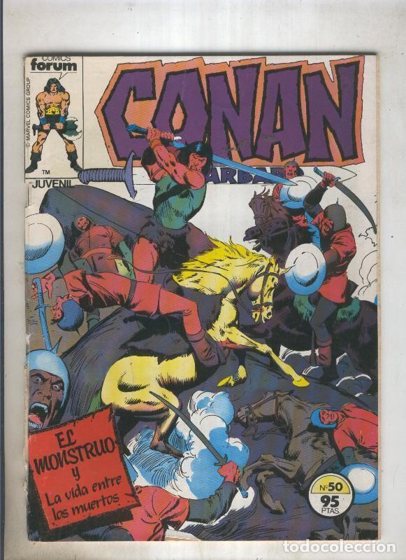 C&oacute;mics: Conan el Barbaro primera edicion numero 050 (numerado 2 en trasera) - varios