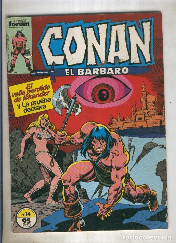 Comics: Conan el Barbaro primera edicion numero 014 (numerado 3 en trasera) - varios