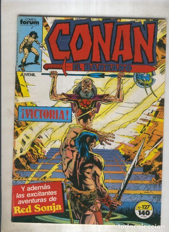 C&oacute;mics: Conan el Barbaro primera edicion numero 127 (numerado 2 en trasera) - Foto 1