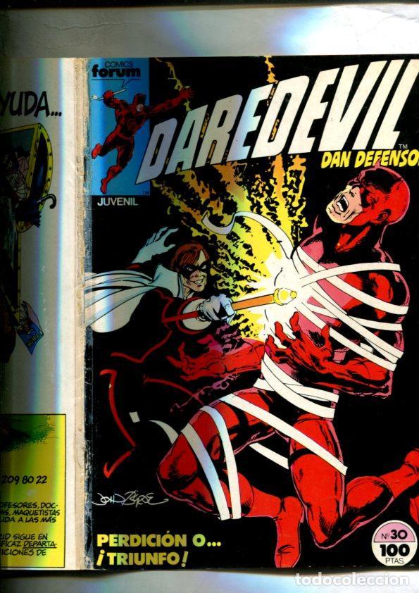 C&oacute;mics: Daredevil (Dan Defensor) numero 30: procede de retapado (numerado 1 en trasera) - varios - Foto 1