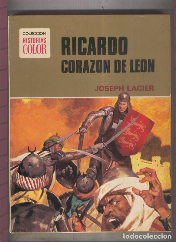 Comics: Coleccion Historias Color numero 01: Ricardo Corazon de Leon (dibujo de Felix Carrion) - Joseph Laci