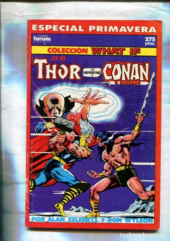 C&oacute;mics: What If primavera 1990: Thor y Conan - Alan Zelenetz y Ron Wlsone - Foto 1