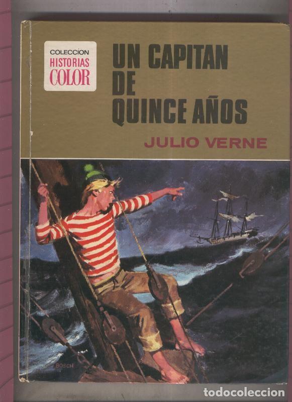C&oacute;mics: Coleccion Historias Color numero 10: Un capitan de quince a&ntilde;os - Julio Verne, dibujos: Alan Doyer