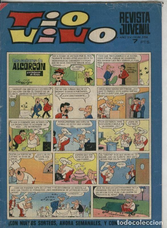 Fumetti: Tio Vivo segunda epoca numero 0594 (numerado 1 en trasera) - Varios