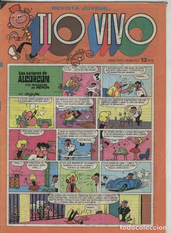 Comics: Tio Vivo segunda epoca numero 0757 (numerado 1 en trasera) - Varios