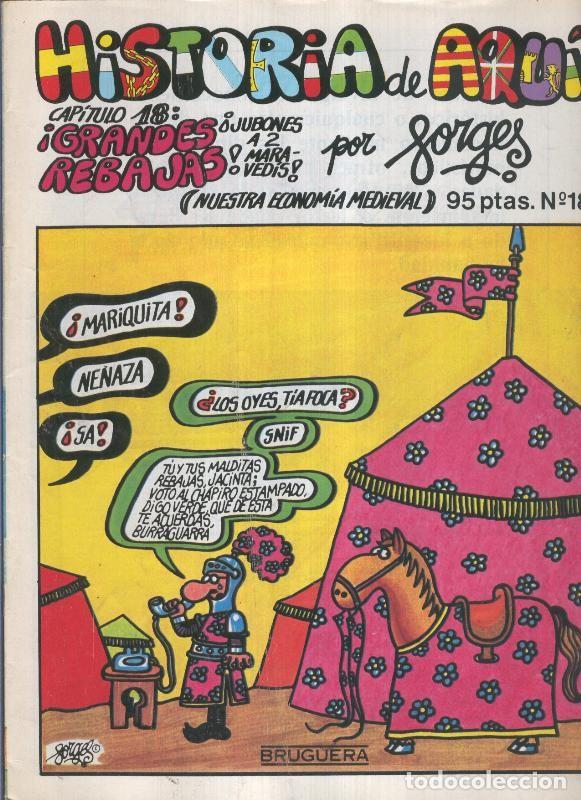 Comics: Historia de Aqui numero 18 Grandes rebajas - Forges