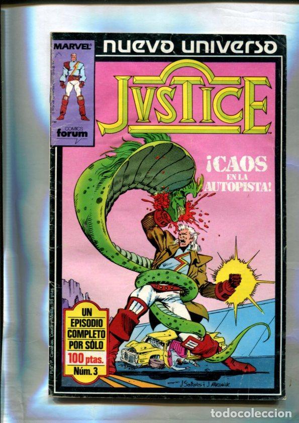 Comics: Justice numero 03 (numerado 1 en trasera) - Varios