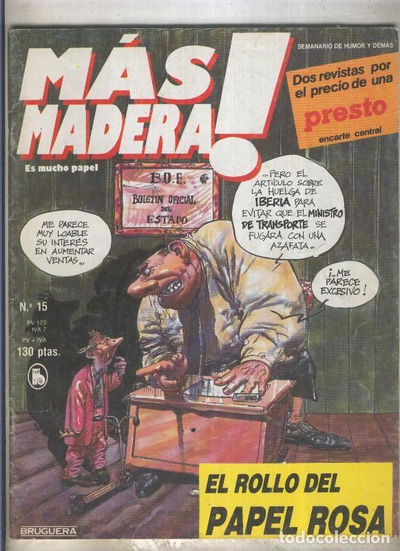 C&oacute;mics: Mas Madera numero 15 (numerado 3 en la trasera) - Varios - Foto 1