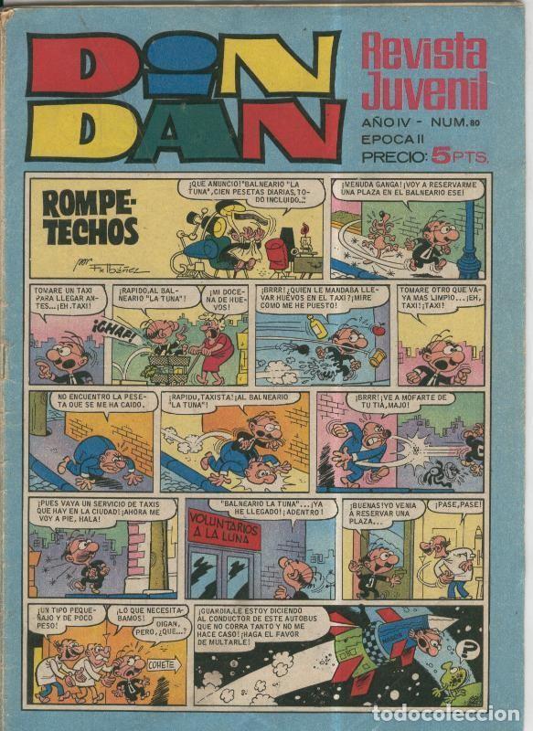 C&oacute;mics: Din Dan segunda epoca numero 080 - Varios - Foto 1