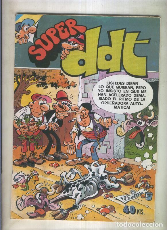 C&oacute;mics: Super DDT numero 077 (numerado 1 en trasera) - Varios - Foto 1