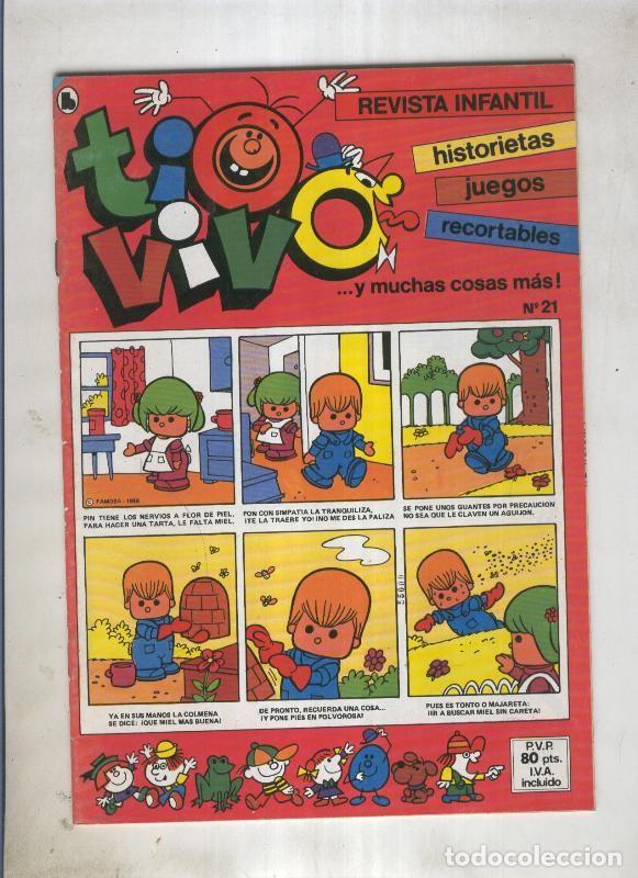 Fumetti: Tio Vivo tercera epoca (1985) numero 21 (numerado 3 en trasera) - Varios