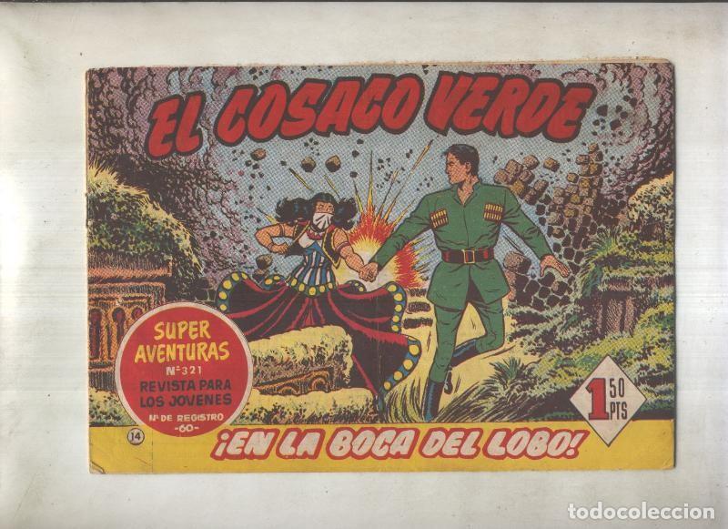 C&oacute;mics: El Cosaco Verde original numero 014: En la boca del lobo (numerado 2 en trasera) - Fernando Costa
