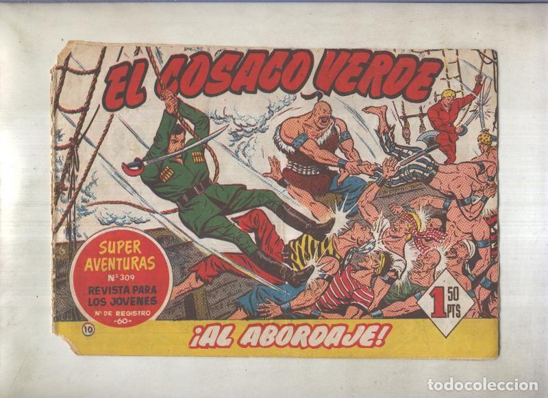 Fumetti: El Cosaco Verde original numero 010: Al abordaje (numerado 3 en trasera) - Fernando Costa
