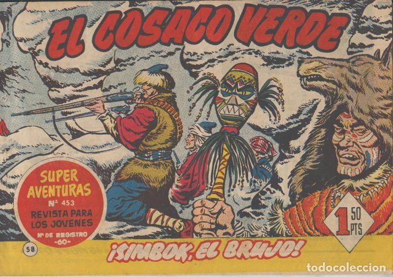 Comics: El Cosaco Verde original numero 058: Simbok, el brujo - Fernando Costa