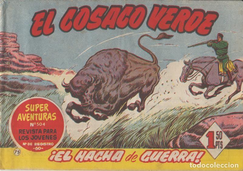 C&oacute;mics: El Cosaco Verde original numero 075: El hacha de guerra - Fernando Costa