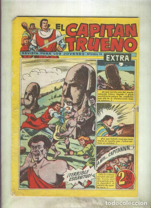 C&oacute;mics: El Capitan Trueno extra numero 082 (aviejado) - Victor Mora, etc
