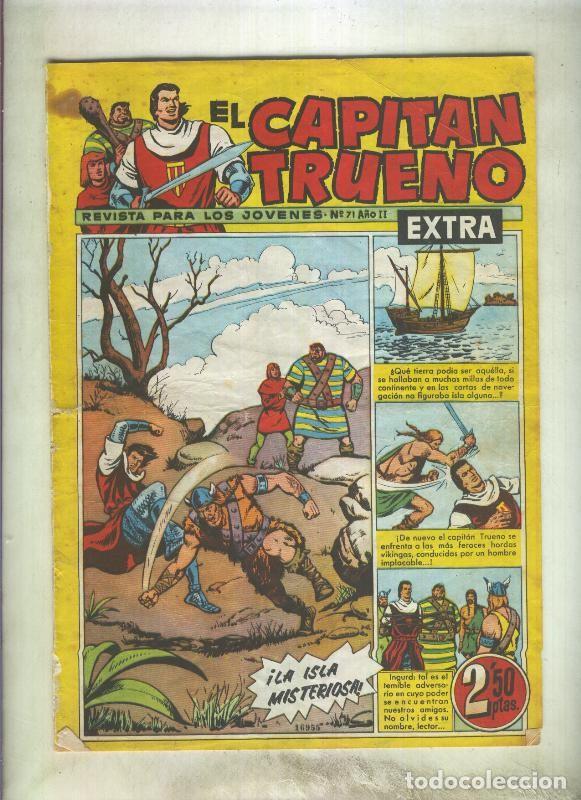 Comics: El Capitan Trueno extra numero 071 (aviejado, cubierta suelta) - Victor Mora, etc