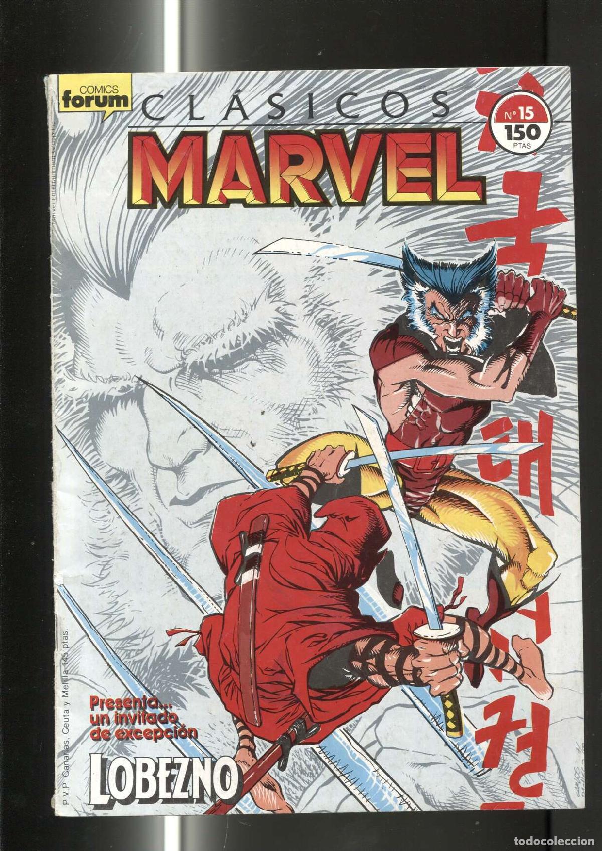 C&oacute;mics: Clasicos Marvel numero 15: Lobezno (numerado 3 en trasera) - varios - Foto 1