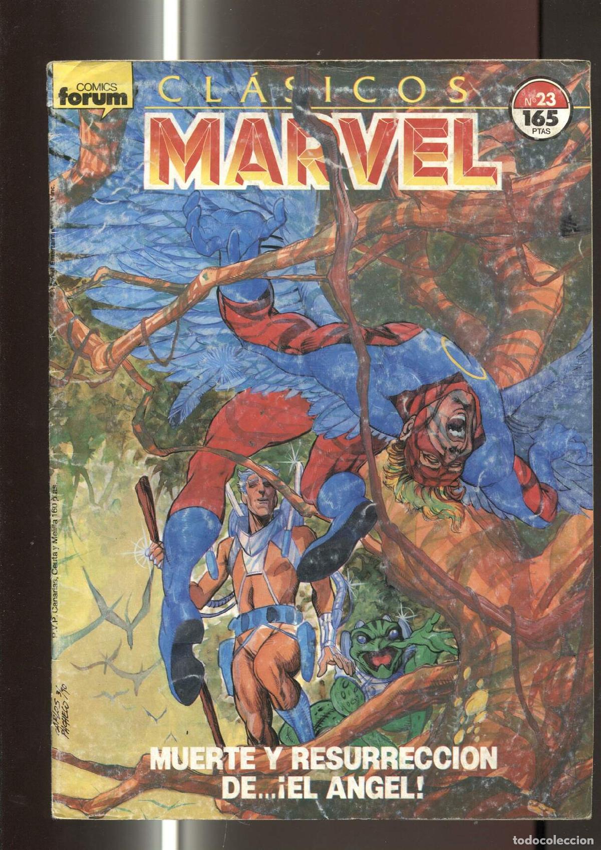 Comics: Clasicos Marvel numero 23: La Patrulla X (numerado 4 en trasera) (SI conserva poster central) - vari