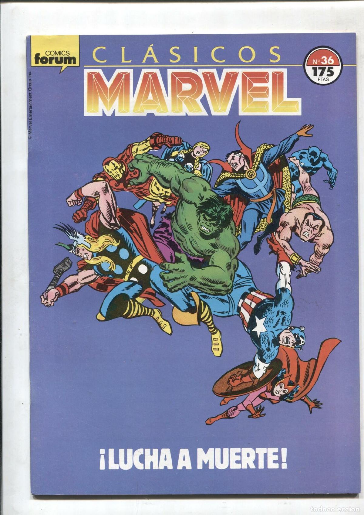 C&oacute;mics: Clasicos Marvel numero 36: Los Vengadores - varios - Foto 1