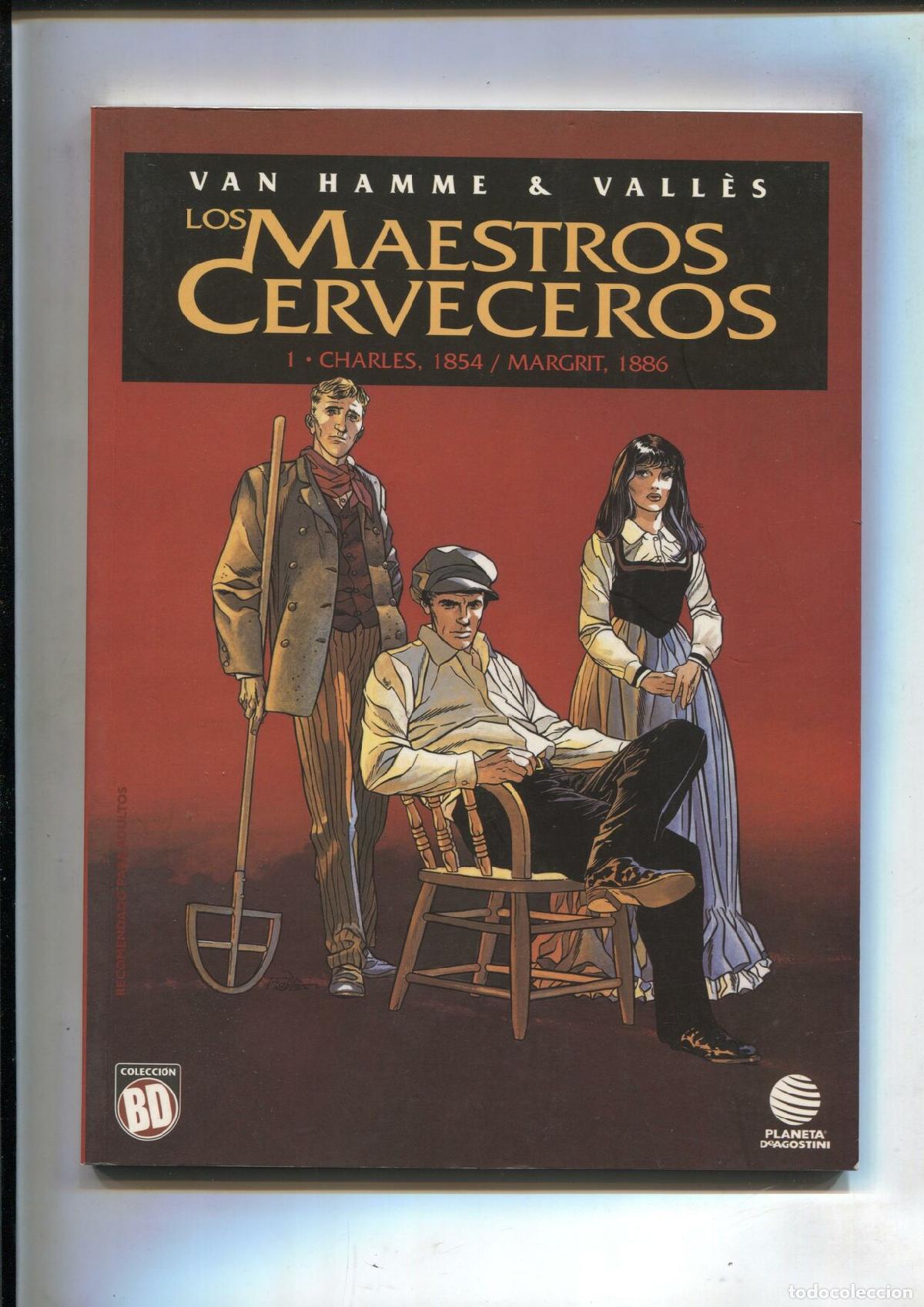 Comics: Planeta: Coleccion BD: Los maestros cerveceros numero 1: Charles 1854 / Margrit 1886 - Van Hamme &