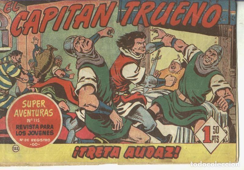 Comics: El Capitan Trueno original numero 122: Treta Audaz (numerado 2 en trasera) - Ambros