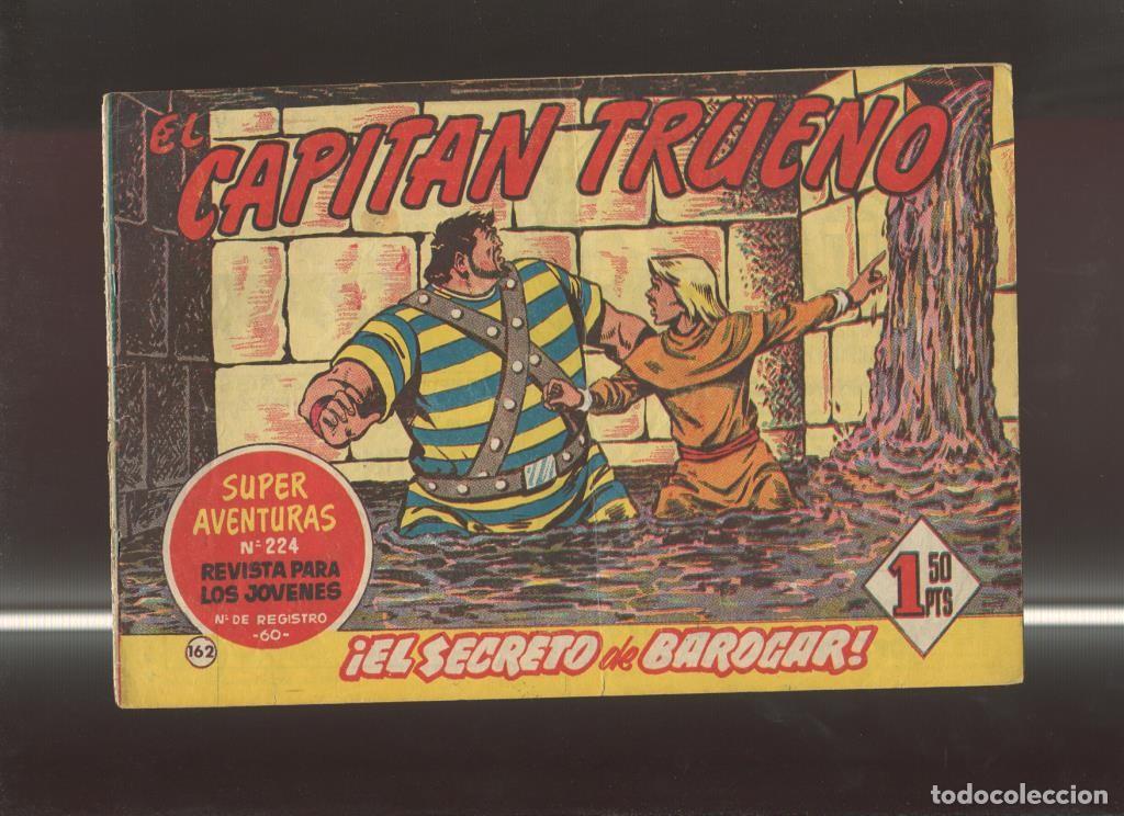 C&oacute;mics: El Capitan Trueno original numero 162: El secreto de Barogar (numerado 1 en trasera) - Ambros