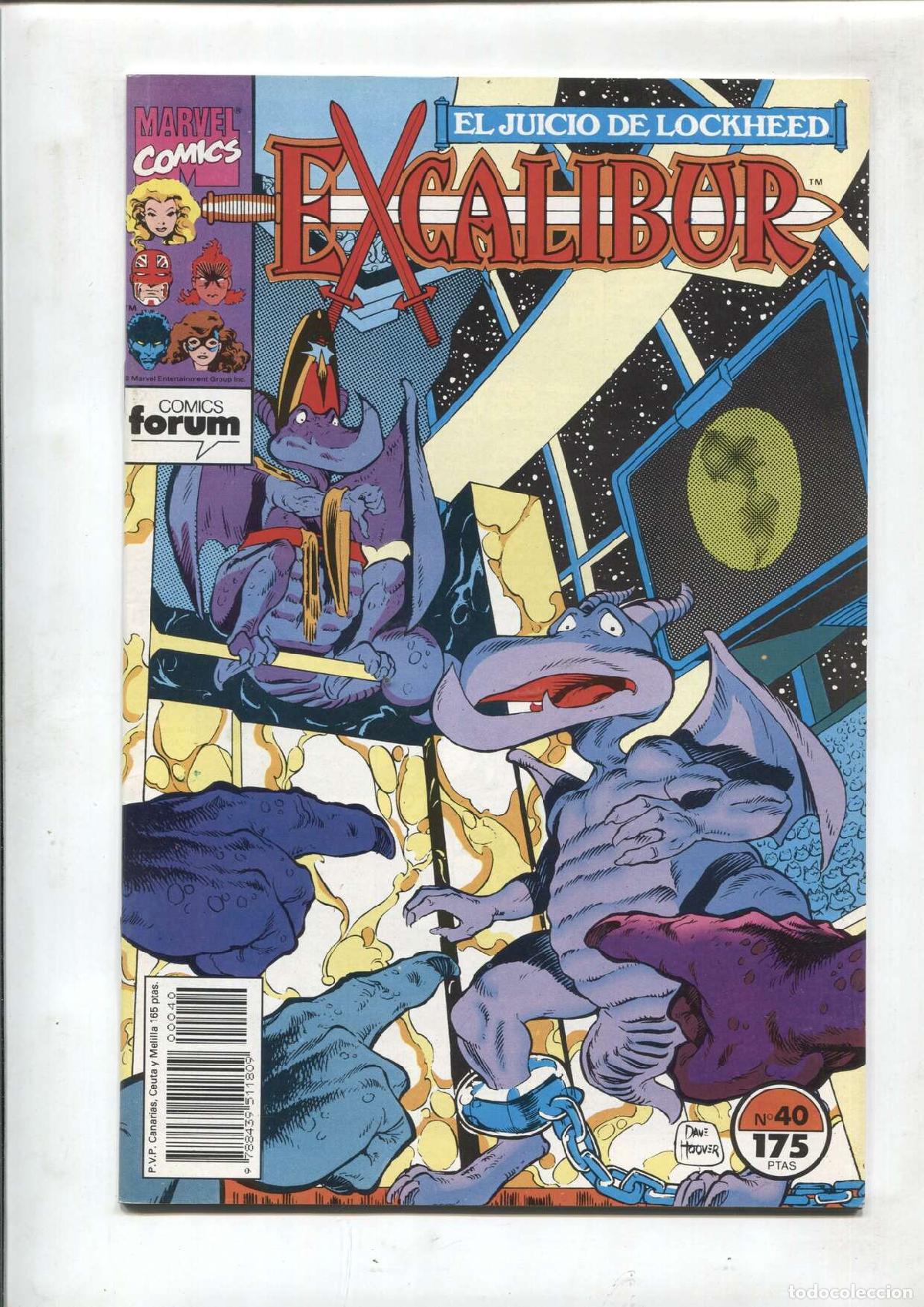 C&oacute;mics: Excalibur volumen 1 numero 40: El juicio de Lockheed - Varios - Foto 1