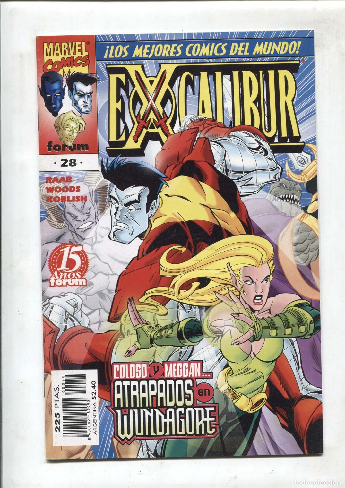 Comics: Excalibur volumen 2 numero 28: Coloso y Meggan - Varios