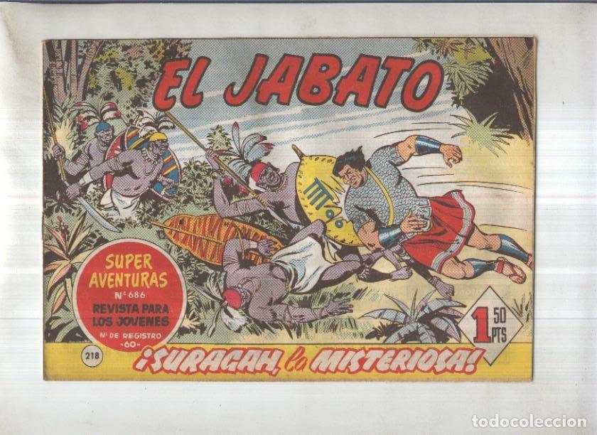 Comics : Bruguera: El Jabato numero 218: Suragah, la misteriosa - Victor Mora-Francisco Darnis