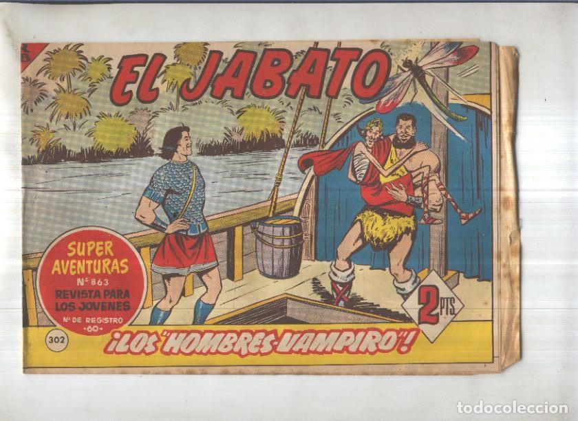 Comics: Bruguera: El Jabato numero 302: Los hombres vampiros - Victor Mora-Francisco Darnis