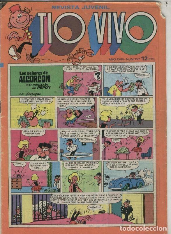 Comics : Tio Vivo segunda epoca numero 0757 (numerado 4 en trasera) - Varios