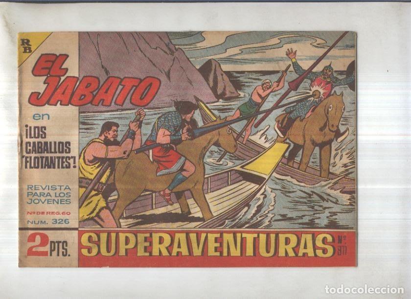 Comics: Bruguera: El Jabato numero 326: Los caballos flotantes - Victor Mora-Francisco Darnis