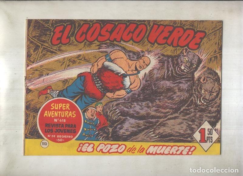Comics: El Cosaco Verde original numero 113: El pozo de la muerte (numerado 1 en trasera) - Fernando Costa