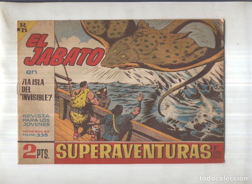 Comics: Bruguera: El Jabato numero 335: La isla del invisible - Victor Mora-Francisco Darnis
