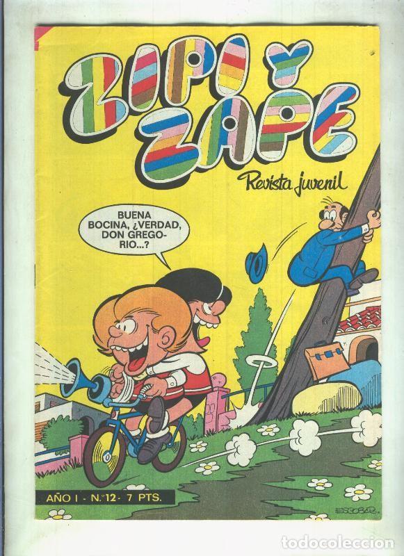 Comics: Zipi y Zape revista semanal numero 012 (poster central de Las hermanas Gilda) - varios