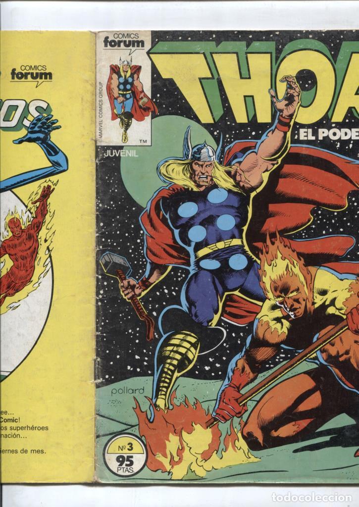 C&oacute;mics: Thor el poderoso volumen 1 numero 03: (numerado 3 en trasera) - Varios - Foto 1